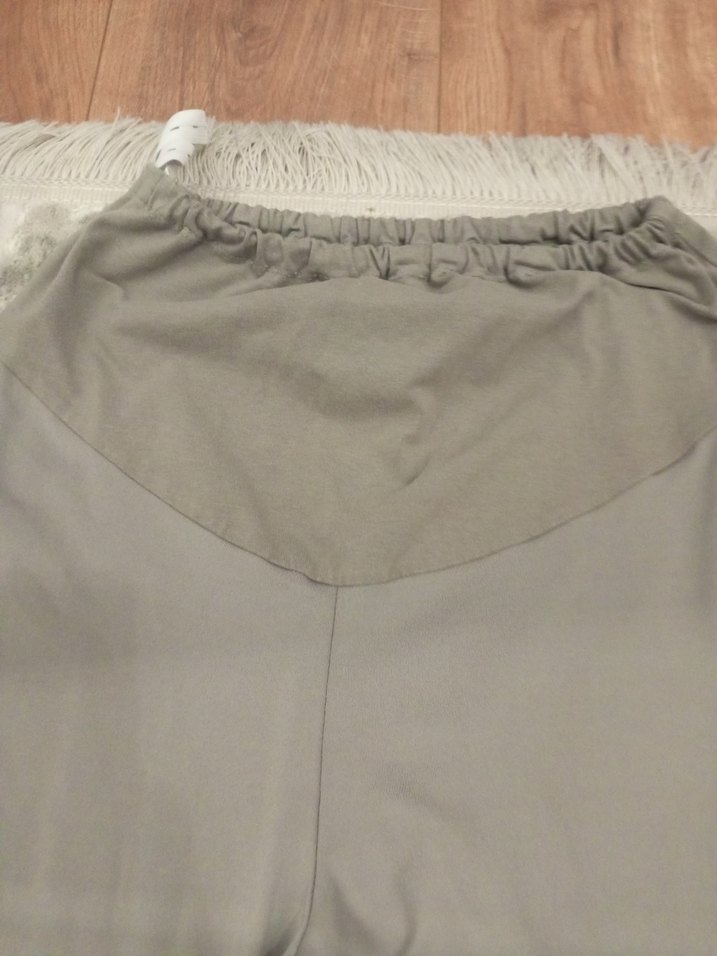 Gri Midi Kadın hamile Tayt - Görsel 2