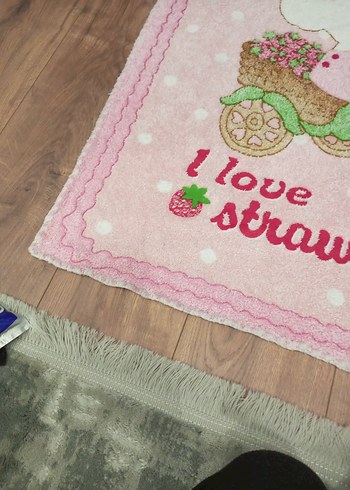 bebekler  için Pembe Baskılı Polar Battaniye - Görsel 2