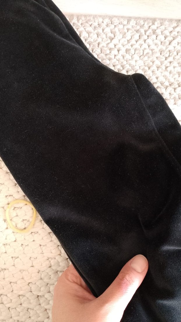 Siyah  İspanyol paça tayt - Görsel 3