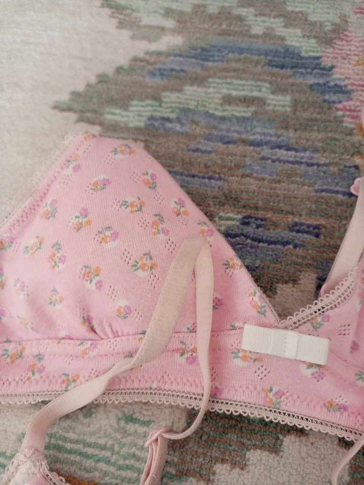 Pembe Bohem  Tarzı çocuk ilk Midi Sütyen - Görsel 2