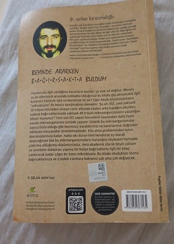 Beyinde Ararken Bağırsağımda Buldum Kitabı