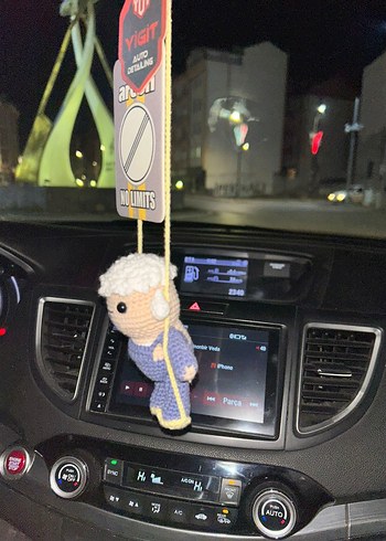 Araba ayna süsü amigurimi - Görsel 3