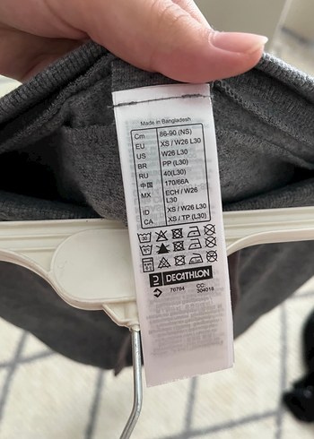 Gri kadın spor taytı - Decathlon