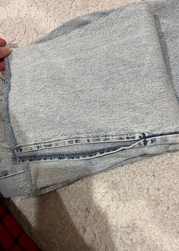 Gri Kadın Denim Bol Kesim Jean - Görsel 2