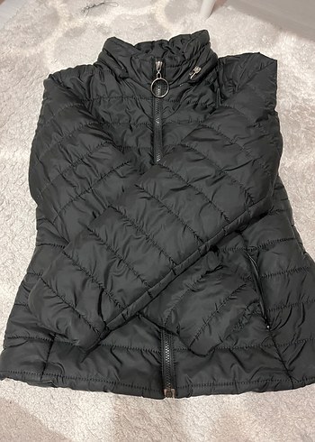 Siyah Kadın mevsimlik mont - Görsel 2