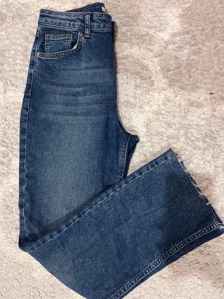 Kadın Mavi Regular Fit Kot Pantolon - Görsel 2