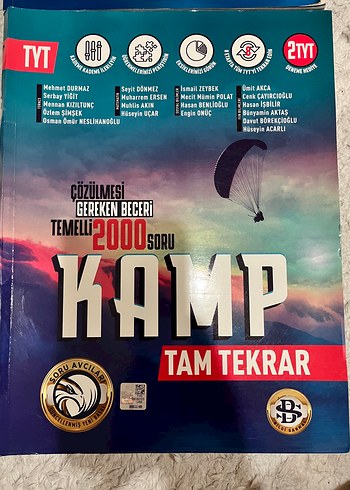 TYT Kamp Tam Tekrar Soru Kitabı 2000 Soru