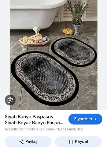 ikili banyo paspasi