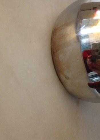 Kırmızı Kulplu Parlak Çelik Çaydanlık - Görsel 2