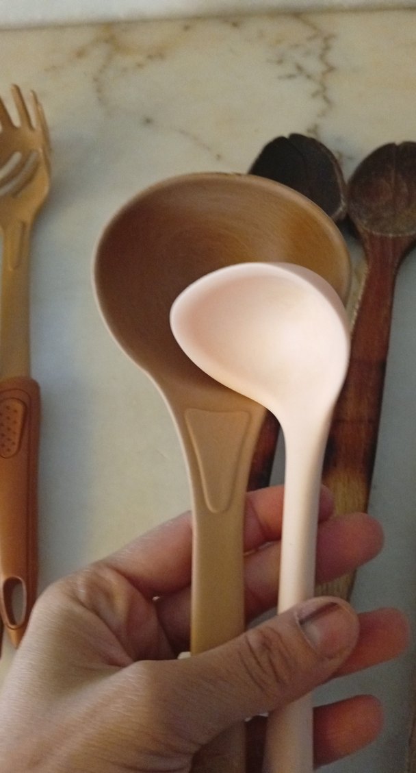 Bej ve Kahverengi Mutfak Kaşıkları Seti - Görsel 3