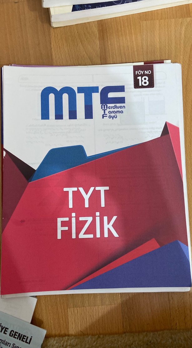 TYT Fizik Eğitim Vadisi Tarama Föyleri - Görsel 4