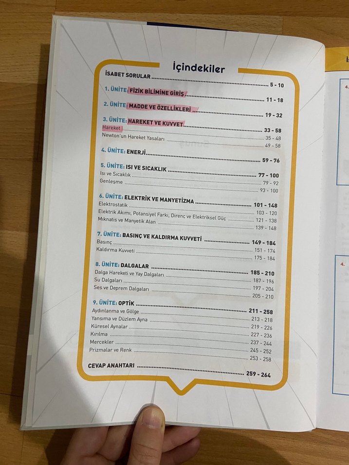 TYT Fizik Soru Bankası - Limit Yayınları - Görsel 2