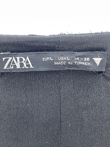 l Beden siyah Renk Zara Kısa Elbise %70 İndirimli.