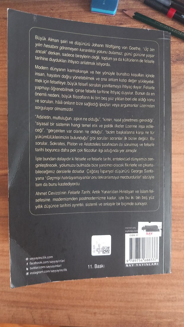 Felsefe Tarihi - Ahmet Cevizci - Görsel 4