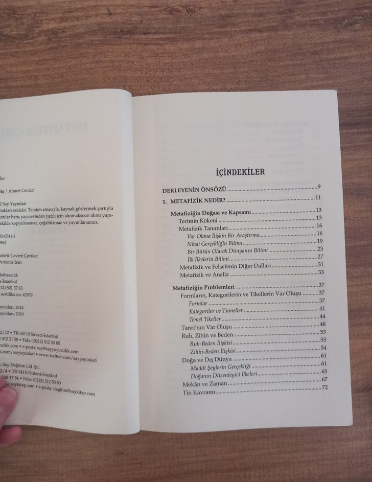 Metafiziğe Giriş - Ahmet Cevizci - Görsel 4