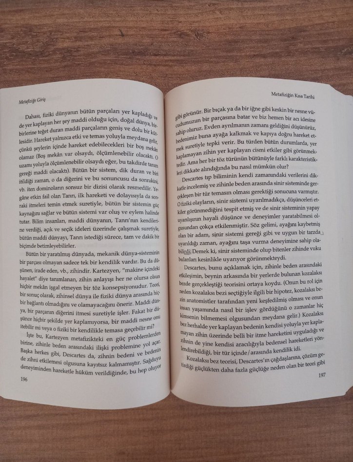 Metafiziğe Giriş - Ahmet Cevizci - Görsel 5