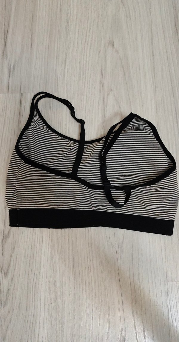 Çizgili Mini Spor Sütyeni Mickey Desenli - Görsel 2