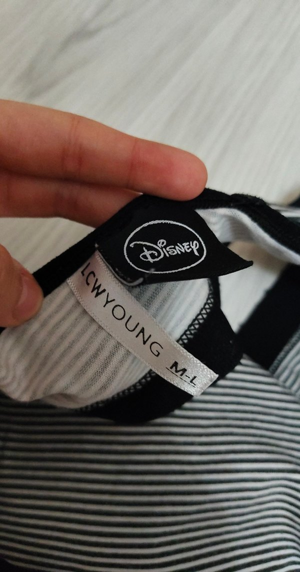 Çizgili Mini Spor Sütyeni Mickey Desenli - Görsel 3