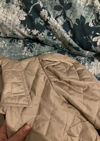 Bej Düğmeli Kadın Midi Ceket - Görsel 3