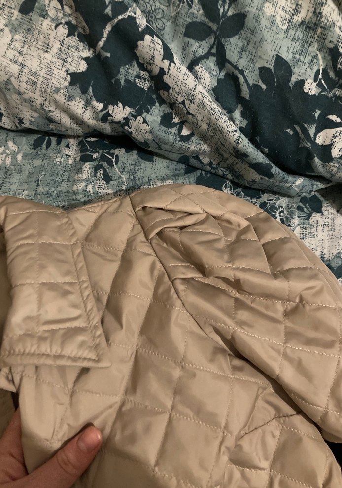 Bej Düğmeli Kadın Midi Ceket - Görsel 3