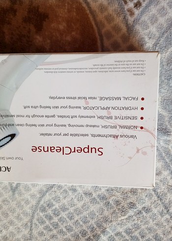 Beden Renk SuperCleanse Yüz Temizleme Cihazı Beyaz