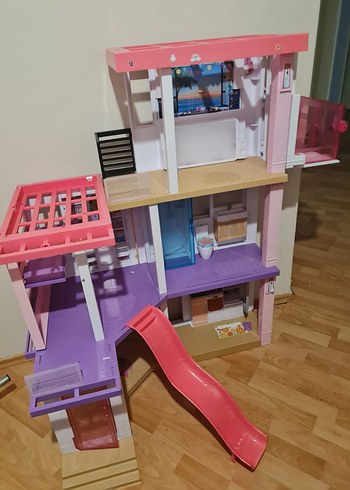 Barbie rüya  Evi Kaydıraklı 115 cm - Görsel 2