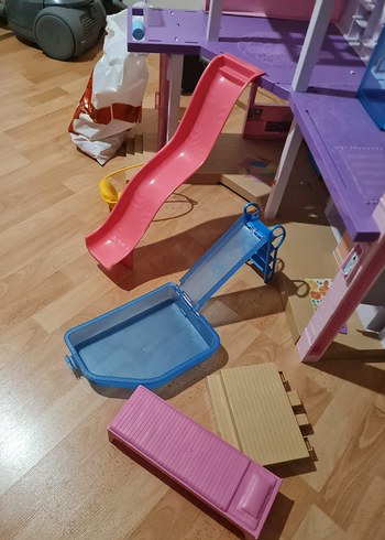 Barbie rüya  Evi Kaydıraklı 115 cm - Görsel 6