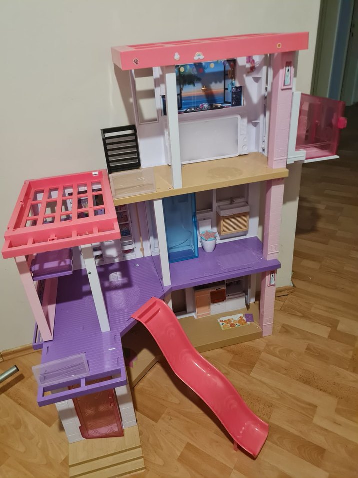 Barbie rüya  Evi Kaydıraklı 115 cm - Görsel 2