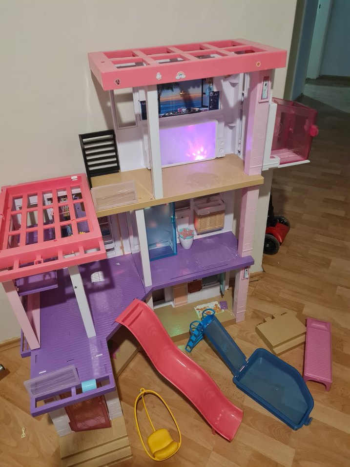 Barbie rüya  Evi Kaydıraklı 115 cm - Görsel 4