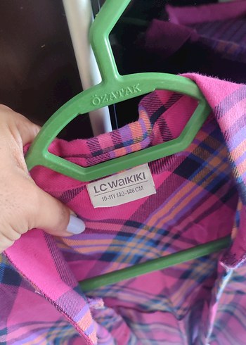 LC Waikiki Renkli Pembe çocuk Uzun Kollu Gömlek