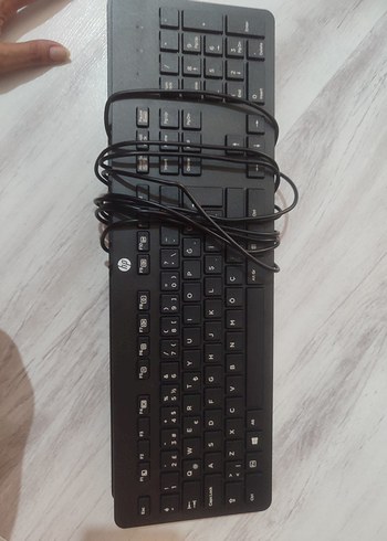 HP Siyah Kablolu Klavye
