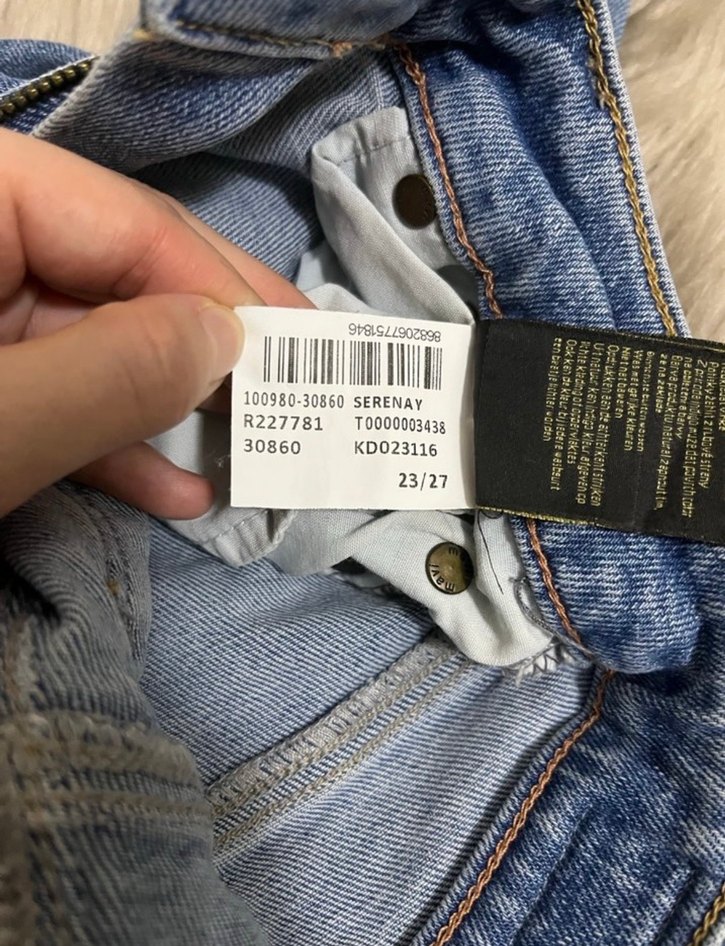 Serenay Model Mavi Jean - Görsel 5