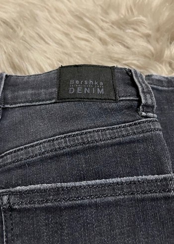 Gri Kadın Kot Pantolon - Görsel 3