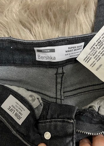 Gri Kadın Kot Pantolon - Görsel 2