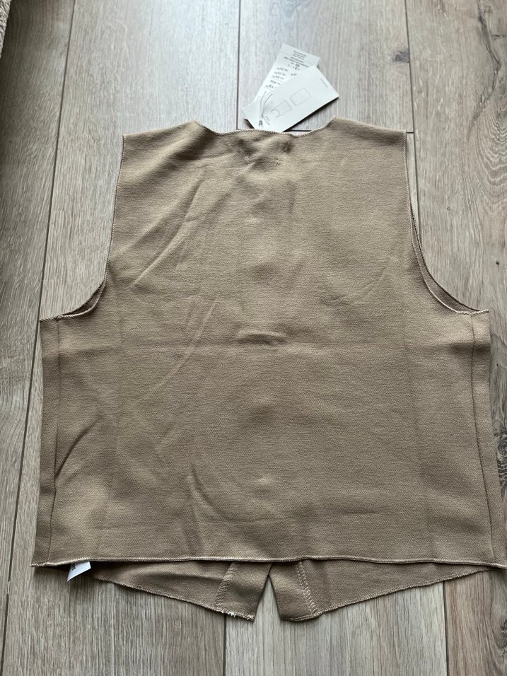 Düğmeli vizon Kadın Yelek - Görsel 3