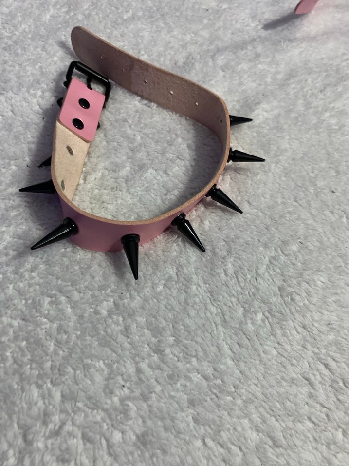 Pembe tasma kolye - Görsel 2