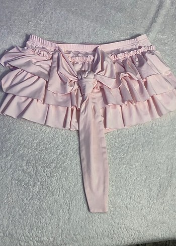 Lolita şortlu mini etek - Görsel 3