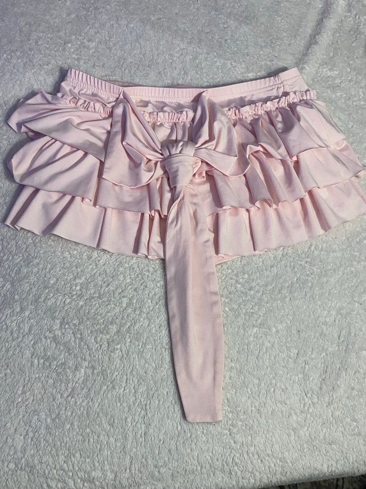 Lolita şortlu mini etek - Görsel 3