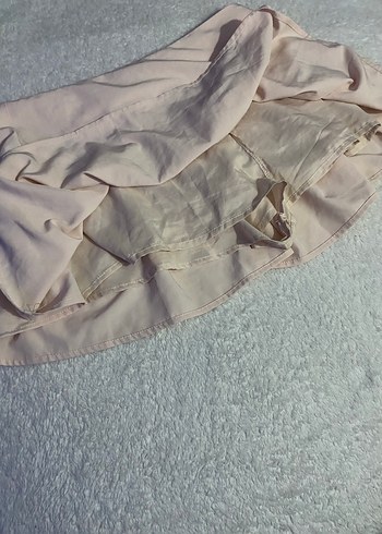 Lolita Pembe Fırfırlı Mini Etek - Görsel 4