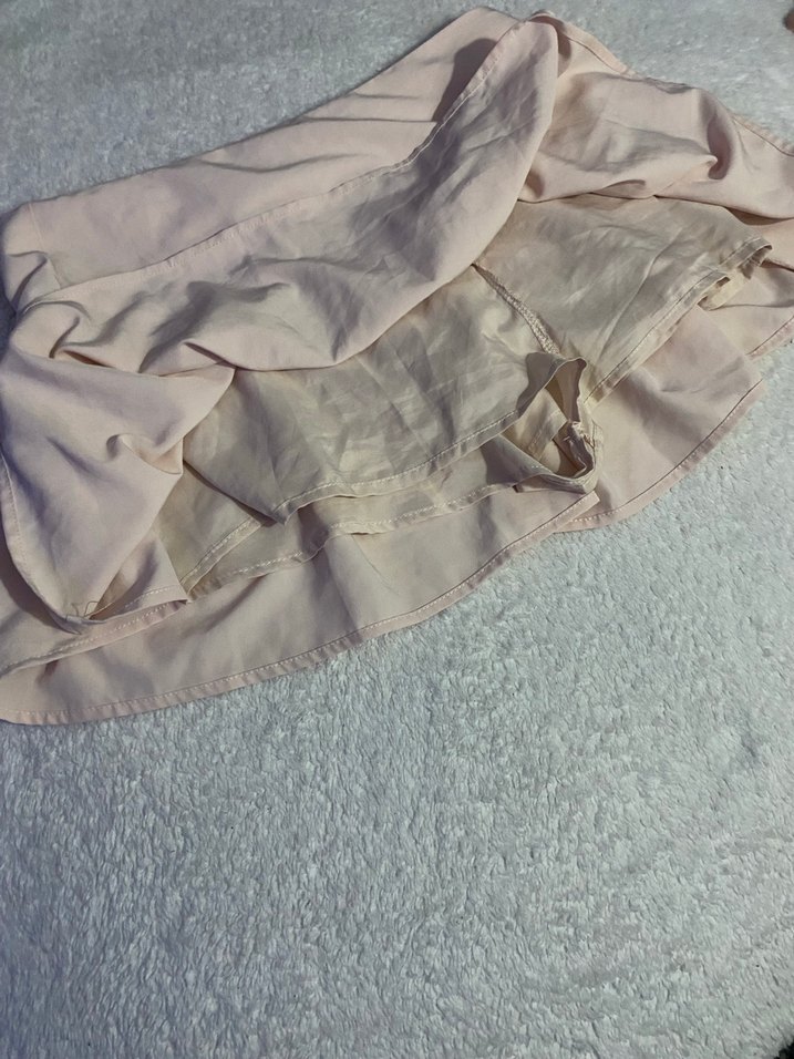 Lolita Pembe Fırfırlı Mini Etek - Görsel 4