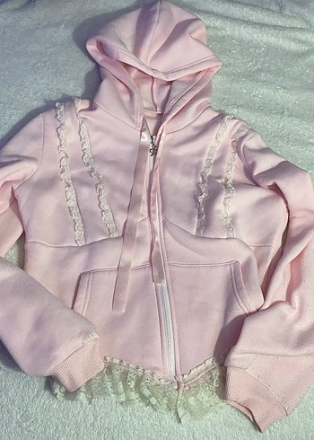 Dantel Detaylı  lolita hırka - Görsel 3