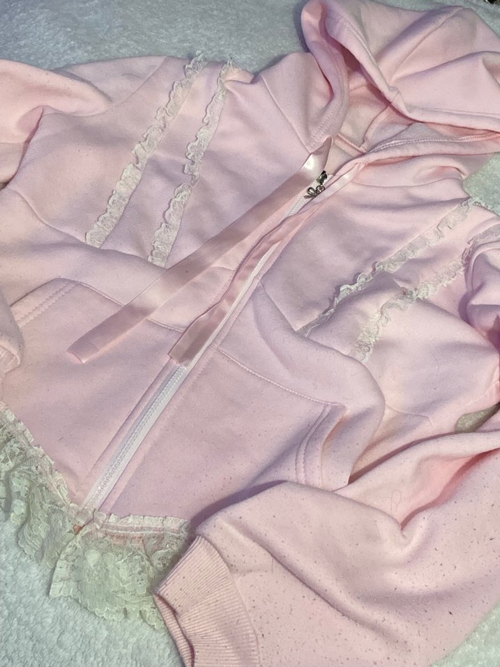 Dantel Detaylı  lolita hırka - Görsel 4