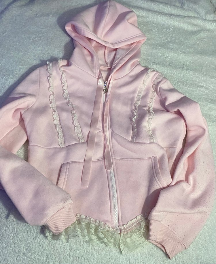 Dantel Detaylı  lolita hırka - Görsel 3