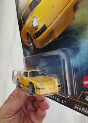 Beden Renk Sarı Hot Wheels Porsche 911 Carrera RS 2.7 Oyuncak Araba