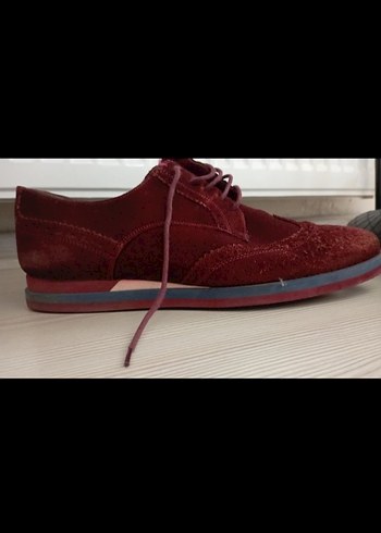 Kemal Tanca Bordo Süet Erkek Klasik Ayakkabı - Görsel 2