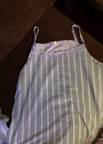 Yeşil Çizgili pijama
