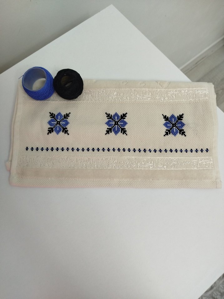 Nakışlı Etamin Mutfak Havlusu - Görsel 2