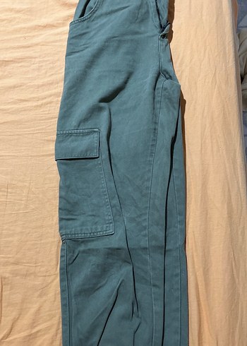 Defacto Kadın Gri Loose Fit Kemerli Denim Pantolon