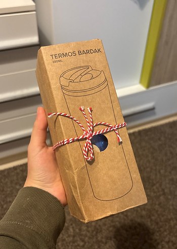 Mavi Yılbaşı Temalı Termos Bardak - Görsel 6