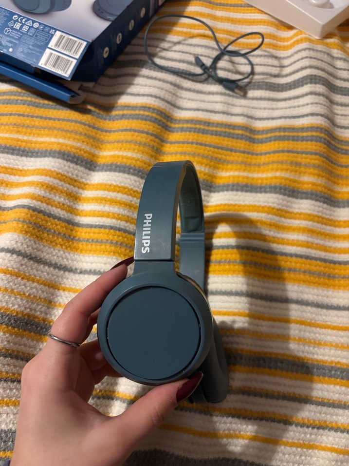 Philips Mavi Kablosuz Bluetooth Kulaklık - Görsel 4